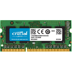 رم لپ تاپ کروشیال مدل DDR3L 1600MHz ظرفیت 8 گیگابایت